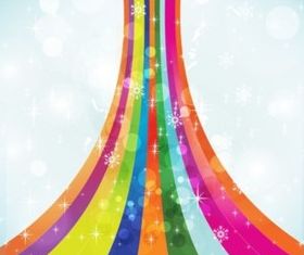 Rainbow Magic background vector
