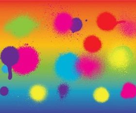 Colorful Spray Paint vector