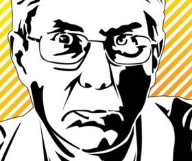 Manager Portrait design vectors