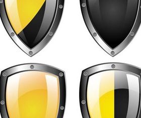 Metal Shields free vectors material