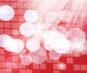 Red Grid Circles Backdrop set vector