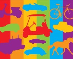 Transport Vehicles Graphics vector