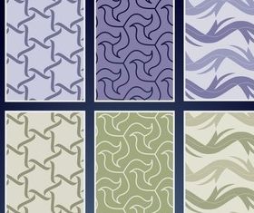 Seamless Textile Vector Patterns set