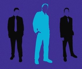 Business Men Silhouettes vectors