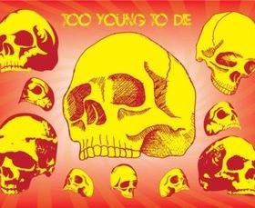 Too Young To Die vector material