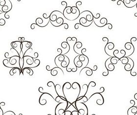 Ornate Swirl Elements 4 vector