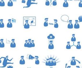 Business Icons free vector