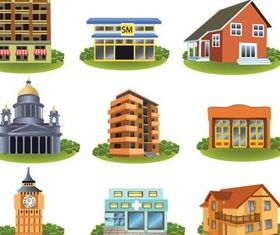 Houses free vector