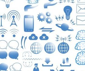 Business Icons graphic vector