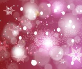 Flowers Orbs Background set vector