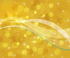 Golden Bubbles Background vector