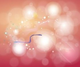 Glowing Orbs Background vector