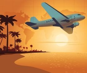 Travel Background vector