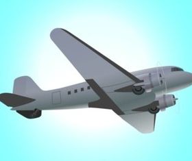 Flying Airplane Graphics Illustration vector