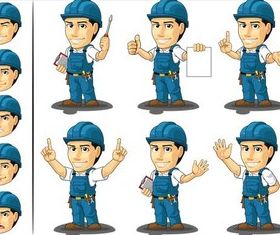 Repair Workers free vector