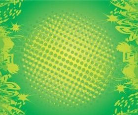 Dotted Circle set vector