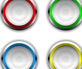 Round Buttons graphic vectors material