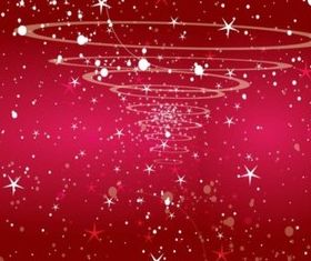 Red Stars Circles Background design vector