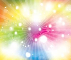 Colorful Sunburst Explosion vector