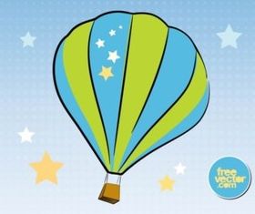 Hot Air Balloon Illustration vector