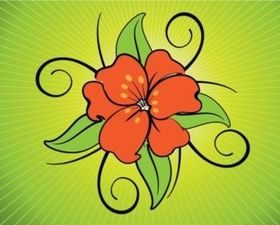 Exotic Flower vector