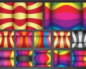 Colorful Curves design vector