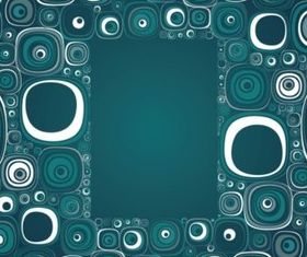 Retro Frame set vector