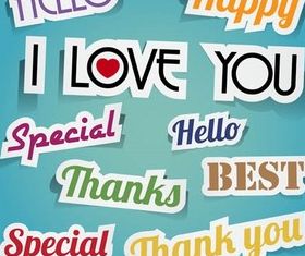 Inscriptions free design vectors