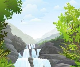 Natural Backgrounds 12 vectors graphics