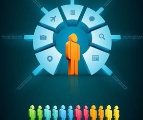 Infographic Backgrounds 26 vectors material