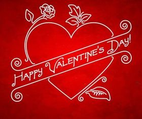 Valentine Backgrounds 6 vector