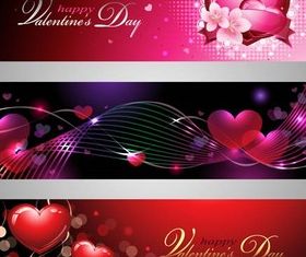 Valentines Banners vector