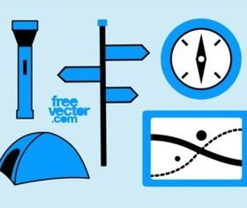 Free Camping Icons vectors