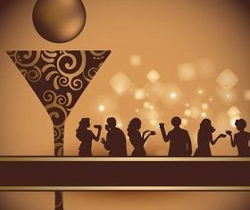 Cocktail Party vector