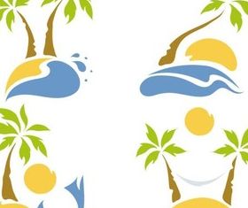 Nature Logotypes set vector