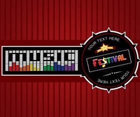 Music Style Backgrounds 26 vector