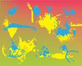 Grunge Stains background vector