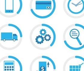 Business Creative Icons vector design