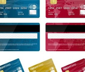 Credit Bank Cards vector