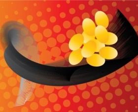 Free Flowing Graphics set vector