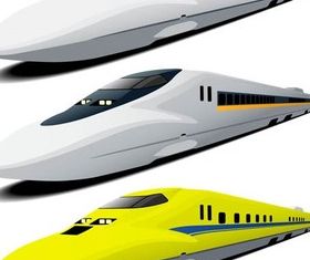 Modern Trains vector