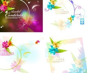Dream flowers 02 vectors graphics