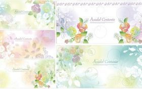 Dream flowers 04 vector