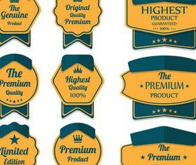 Sale Yellow Elements vector