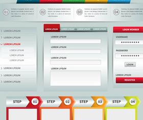 Web Elements Set 2 set vector