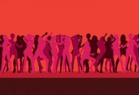 Disco dance vectors graphic