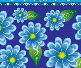 Floral border vector