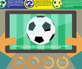 Football Infographics vector