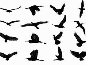 silhouettes collection Free design vectors