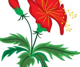 Flower 08 vector graphic